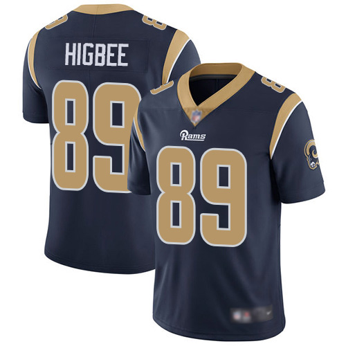 Los Angeles Rams Limited Navy Blue Men Tyler Higbee Home Jersey NFL Football 89 Vapor Untouchable